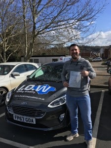 Shawn Dubois passes 1st time with the IOWDA.